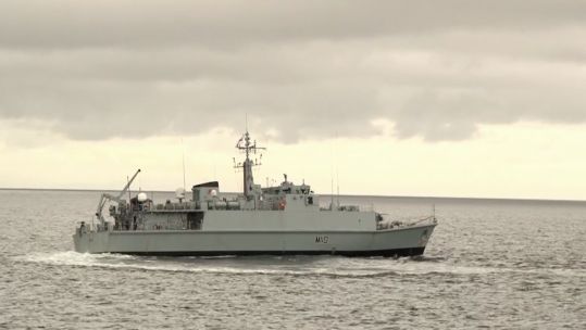 Royal Navy minehunter