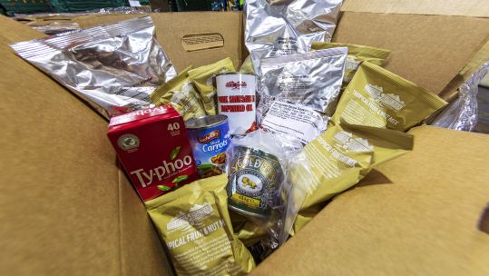 Ministry of Defence ration donations