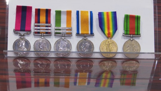 Missing medals Yorkshire Museum 051118 CREDIT BFBS.