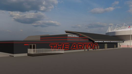 Mock up of new National esports Arena (Picture: British eSports Federation)
