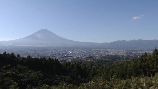 Mount Fuji in the distance