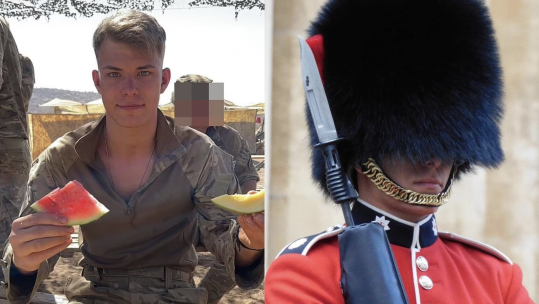 Mr England of the Coldstream Guards CREDIT Manuel Alcantara Turner