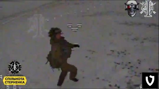N Korean soldier targeted by drone
