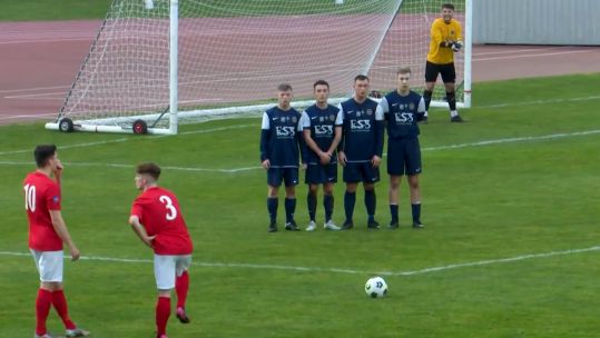 The Army U23s playing the Navy U23s at the 2022 Inter Services