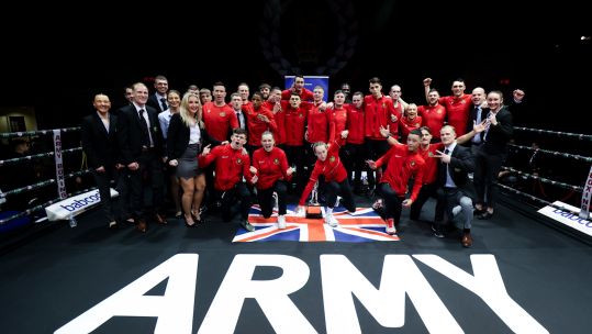 Army boxing wins Inter Services