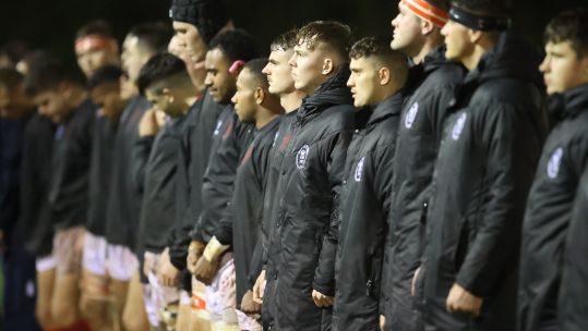 The Army line up alongside the RAF ahead of their Inter Services clash