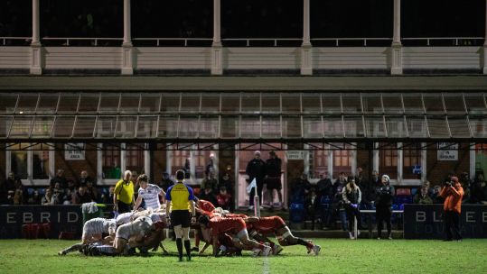 The Army Rugby Union play against Cambridge University (Credit. Alligin Photography). 