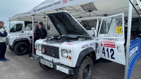 UK Armed Forces Rally Team at Army Motorsport Day