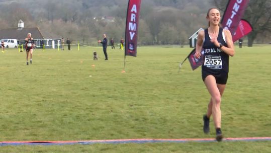 Chelsea Baker wins Cross Country Inter Services