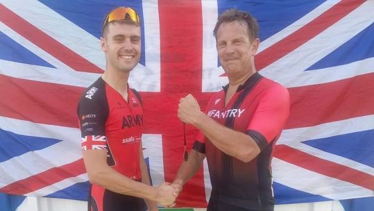 David Bolland Army cycling