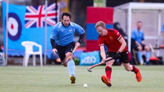 The RAF men beat the Army 3-1 to take the Inter Services title (Credit: Alligin Photography).