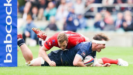 NAME Jarrard Hayler scores try at Twickenham CREDIT Alligin Photography DATE 13052023.jpg
