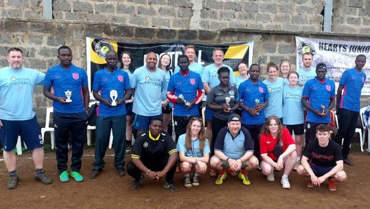 RAF Taking Football to Africa Appeal in Kenya 
