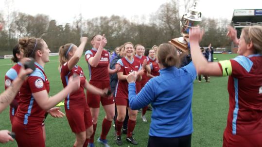 RAF women win football inter services 