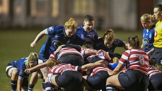Royal Navy Senior Women play against Havant in Portsmouth. 