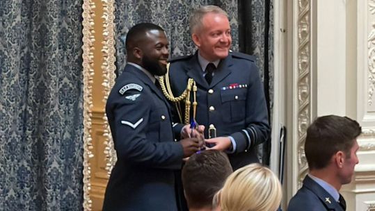 Shanwayne Stephans RAF Sports Awards