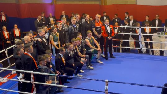Soldiers of the 12th and 16th Regiment Royal Artillery took part in a Station boxing competition on Thorney Island