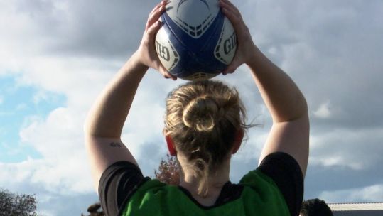 UKAF womens rugby train for remembrance fixture
