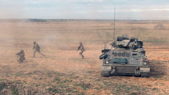 British Troops Show Off Skills On Huge International Exercise