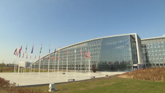 Exterior of NATO's headquarters in Brussels