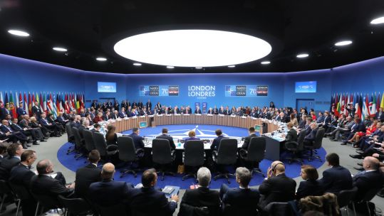 NATO meeting in session at Grove Hotel Watford (Picture: MOD).