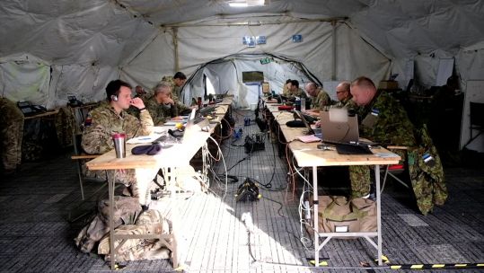 NATO’s Allied Rapid Reaction Corps (ARRC) have completed Exercise Loyal Leda certified new Warfighting Headquarters testing proficiency across all five military domains 20112020 CREDIT BFBS