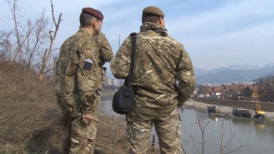Members of 77th Brigade on exercise in Bosnia