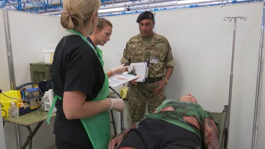Army Prepare NHS Medics For Terrorist Attack