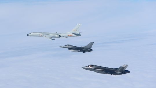 Chinese H-6 bomber is intercepted by US aircraft near Alaska