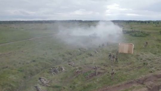 Nato forces in Poland were reinforced by members of the US Army's 2nd Cavalry Regiment (Picture: Nato).