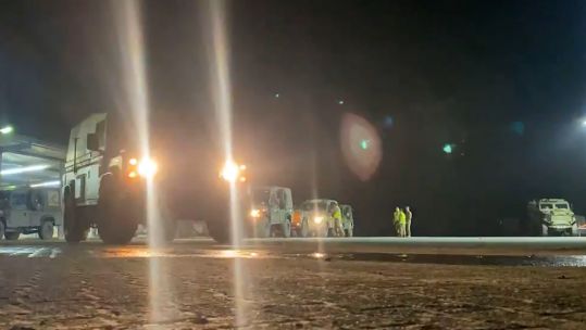 Hundreds of the British Army's vehicles have been transported to Germany for Steadfast Defender 2024.