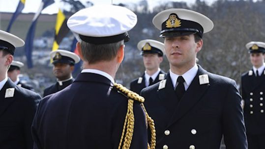 Naval officers passing out (Picture: Royal Navy).