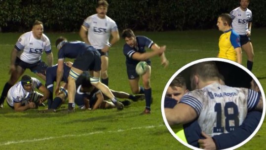 Royal Navy rugby union win Vs Oxford University 2018