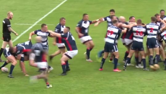 Navy rugby league giant brawl with HMP Credit David Gray TV DATE UNKNOWN.jpg 