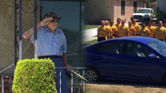 Navy Singing To Vet