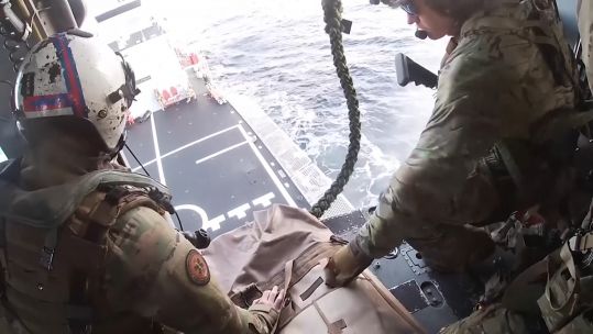 Personnel on Neptune Strike 22 (Picture: NATO TV).