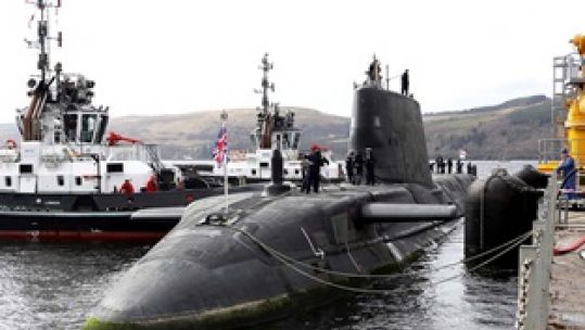 HMS Audacious Arrives In Clyde 07042020 CREDIT ROYAL NAVY