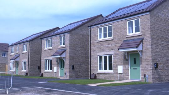 New eco-friendly modern housing at RAF Brize Norton
