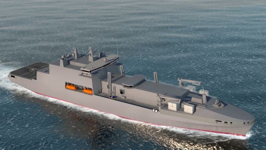 The vessels will each the length of two Premier League football pitches 