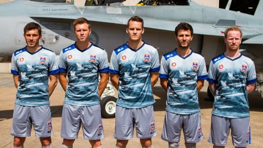 Football Team Honours Air Force With Fighter-Jet Kit