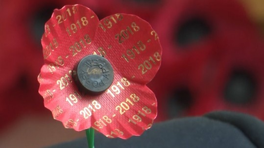 Scottish Poppy marks end of First World War 