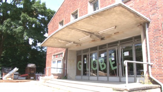 Abandoned Globe cinema in German city of Oldenburg
