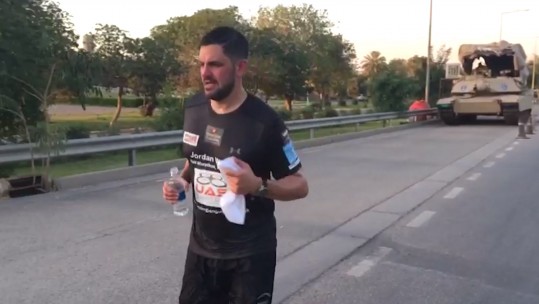 Former soldier Jordan Wylie prepares for fundraising marathon in Afghanistan