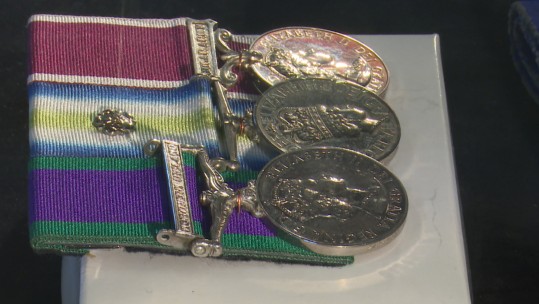 Iranian Embassy SAS vet Ian White medals