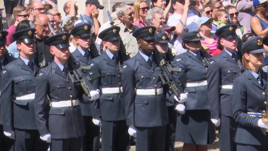 RAF Halton freedom parade in Aylesbury