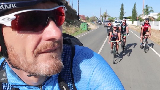 Forces News reporter Simon Newton joins Cyprus Cycle Challenge