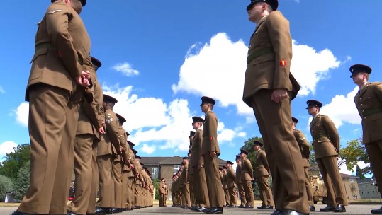 33 Engineer Regt parade
