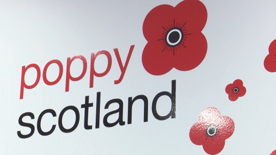 Poppy Scotland sign