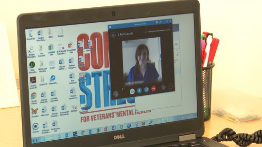 Combat Stress demonstrates 'Tele-Therapy' 