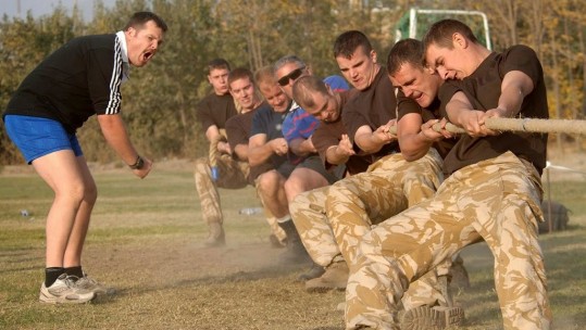 Military Muscle on Display: Commander British Forces Cup